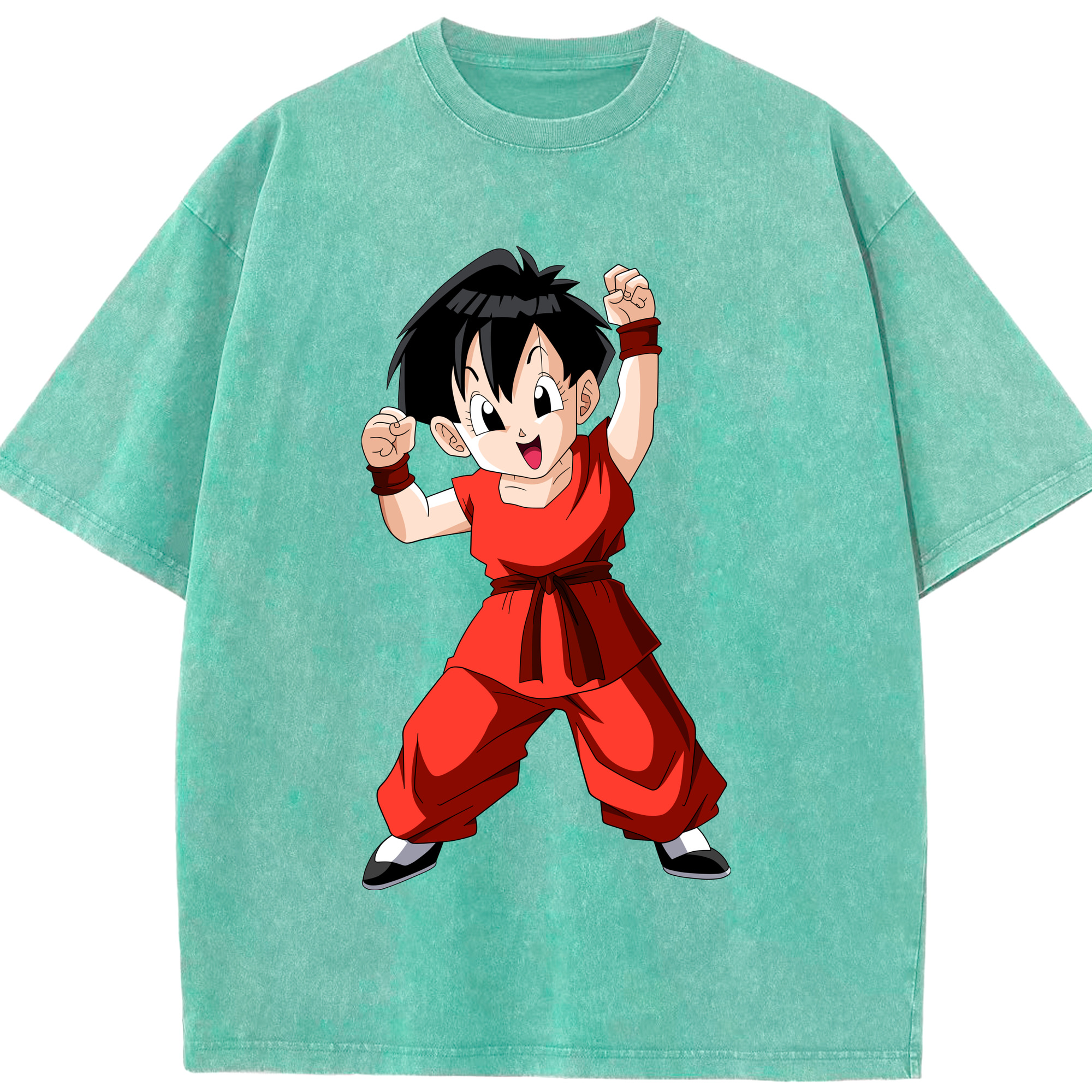 （画像用） ドラゴンボール パン DRAGON BALL Pan 綿100% ヴィンテージ風 半袖Tシャツ（フロントプリント）